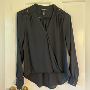 White House Black Market Black blouse